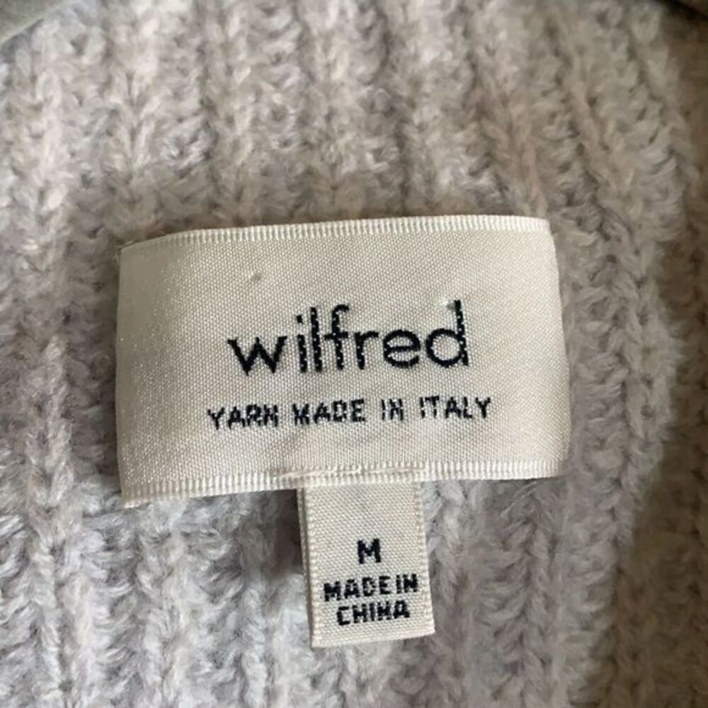Wilfred 100% Wool Grey Sweater Top - Picture 4 of 7